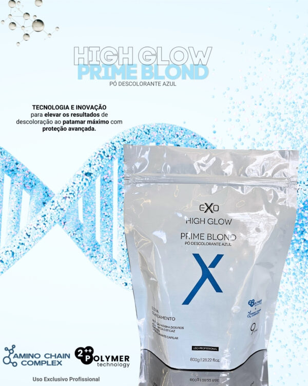 EXO HIGH GLOW PRIME BLOND (Pó Azul) 800GRAMAS