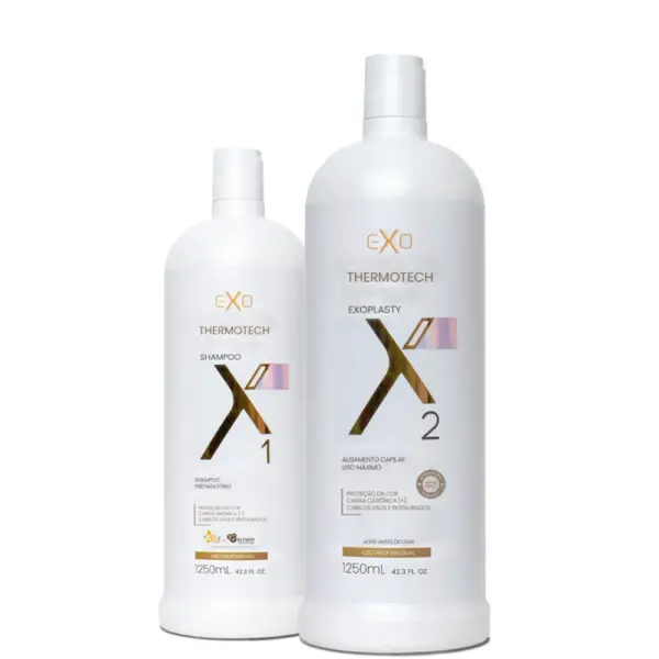 KIT THERMOTECH EXOPLASTIA SHAMPOO PREPARE + EXOPLASTY 1,25L - EXO