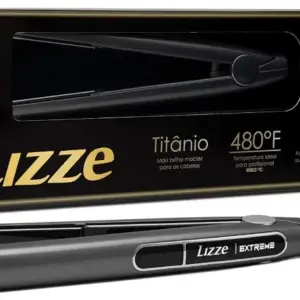 Prancha Profissional Lizze Extreme Nano Titanium Slim 250°C/480°F 220V